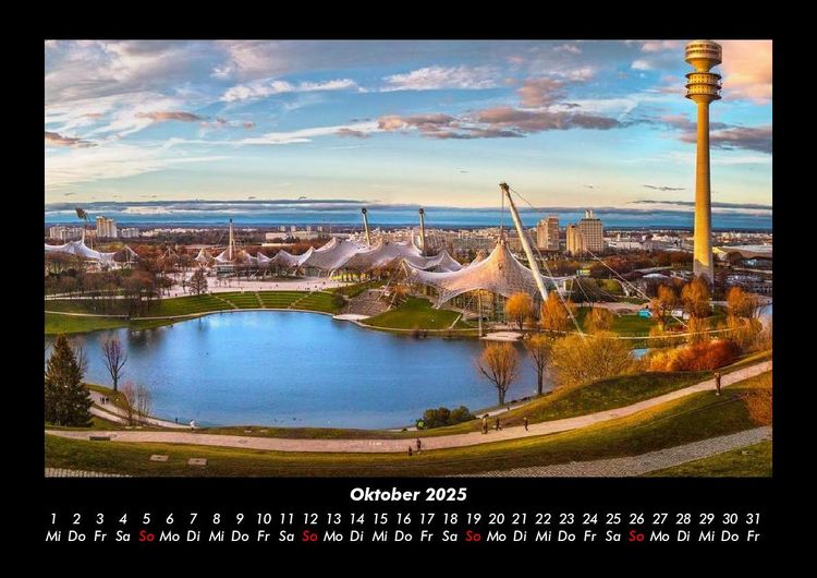 Produktbild: M&uuml;nchen 2025 Fotokalender DIN A3