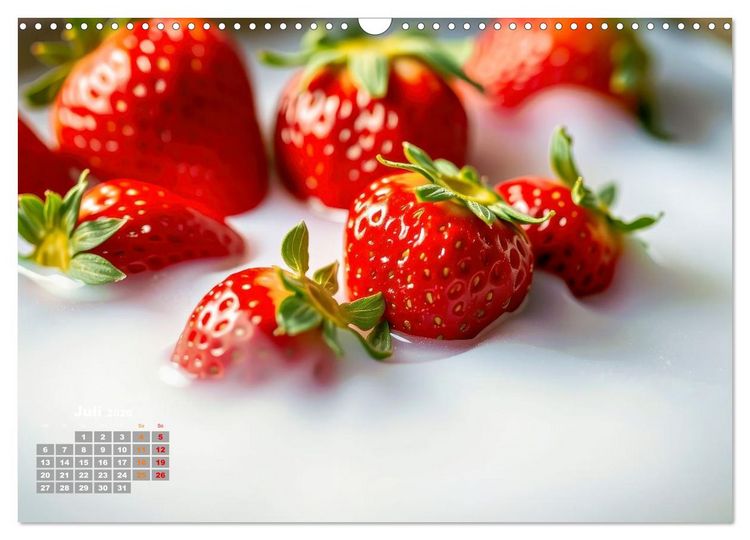 Produktbild: Superfood Blaubeeren und Erdbeeren (Wandkalender 2026 DIN A3 quer), CALVENDO Monatskalender