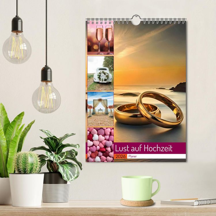 Produktbild: Lust auf Hochzeit - Planer (Wandkalender 2026 DIN A4 hoch), CALVENDO Monatskalender