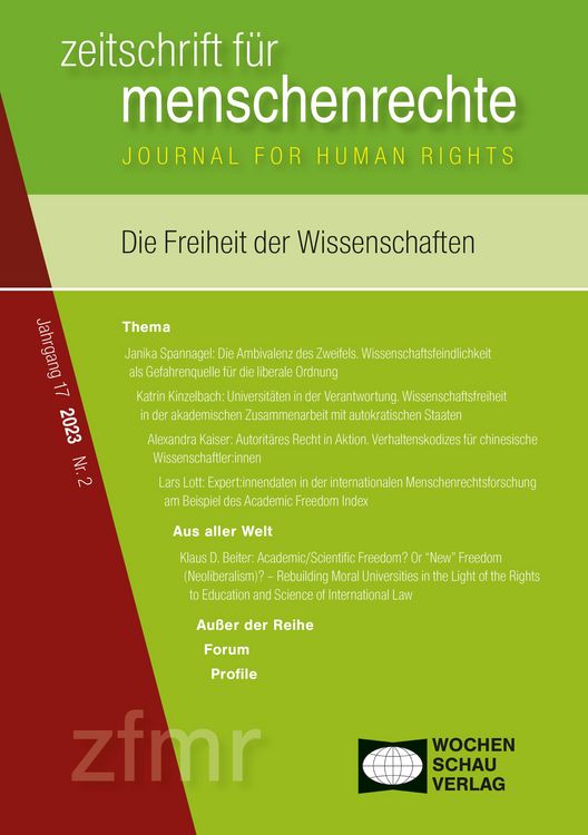 Produktbild: Die Freiheit der Wissenschaften