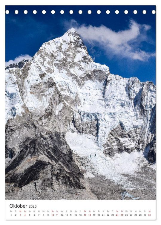 Produktbild: Nepal- K&ouml;nigreich der G&ouml;tter (Tischkalender 2026 DIN A5 hoch), CALVENDO Monatskalender