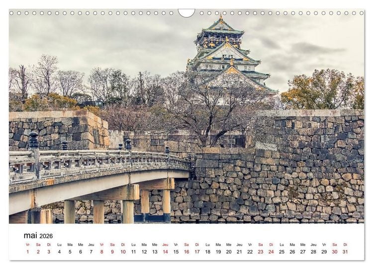 Produktbild: Merveilleux Japon (Calendrier mural 2026 DIN A3 vertical), CALVENDO calendrier mensuel