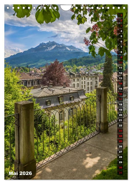 Produktbild: Willkommen in Luzern (Wandkalender 2026 DIN A4 hoch), CALVENDO Monatskalender