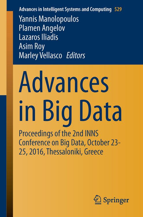 Produktbild: Advances in Big Data