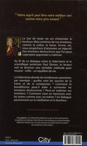 Produktbild: La voie des &eacute;motions : entretien avec Paul Ekman
