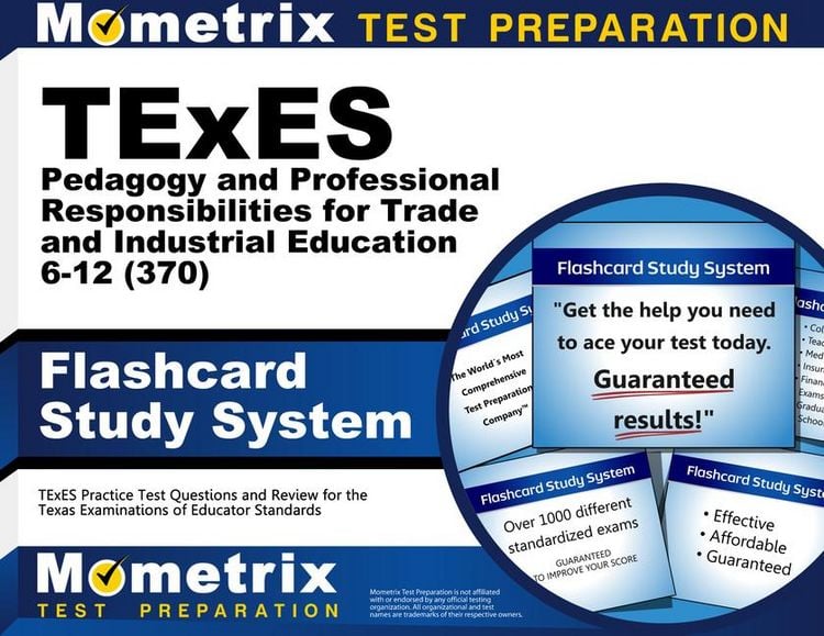 Produktbild: TExES Pedagogy and Professional Responsibilities for Trade and Industrial Education 6-12 (370) Flashcard Study System