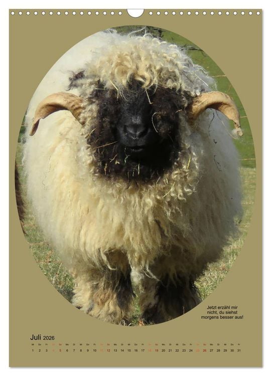 Produktbild: Scharfe Portraits (Wandkalender 2026 DIN A3 hoch), CALVENDO Monatskalender