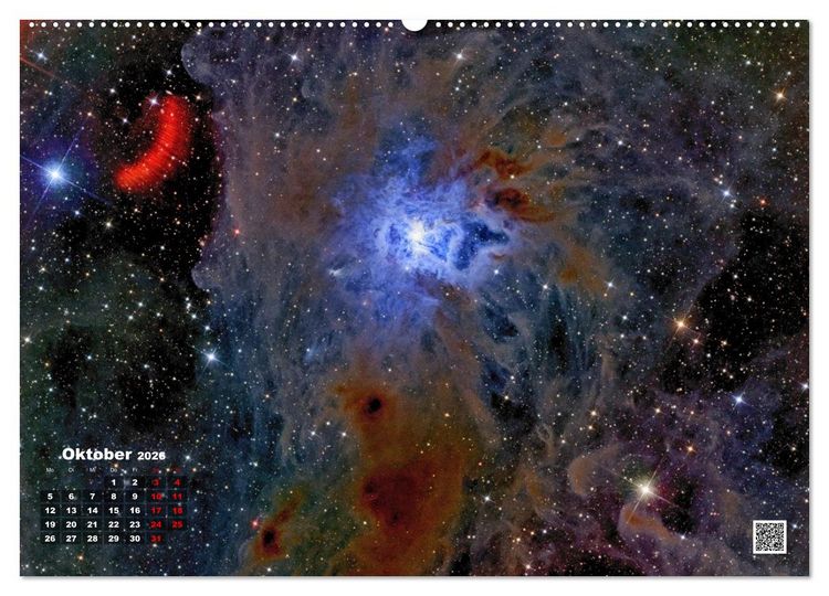 Produktbild: Neue Astrofotos von Stefan Ziegenbalg (hochwertiger Premium Wandkalender 2026 DIN A2 quer), Kunstdruck in Hochglanz