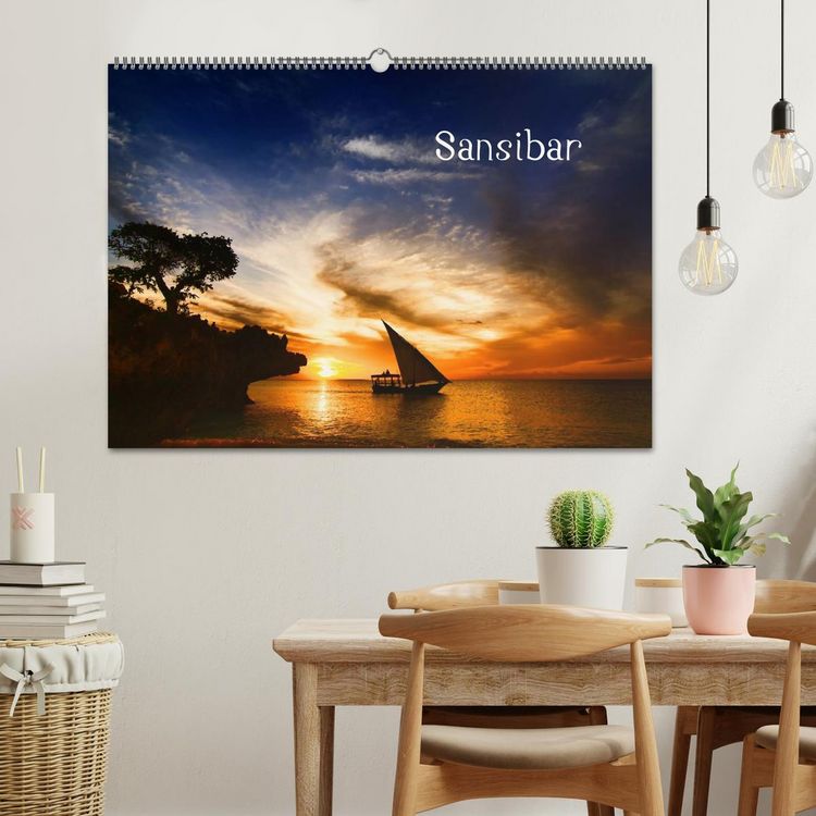 Produktbild: Sansibar (Wandkalender 2026 DIN A2 quer), CALVENDO Monatskalender