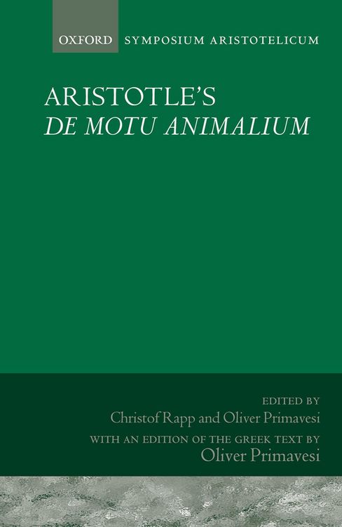 Produktbild: Aristotle's De motu animalium