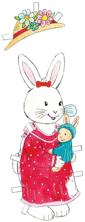 Produktbild: Meine liebsten Anziehpuppen - Familie Osterhase