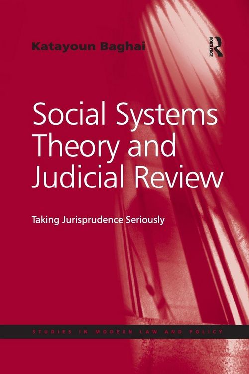 Produktbild: Social Systems Theory and Judicial Review