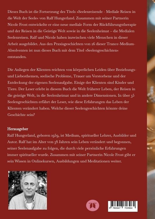 Produktbild: Seelengeschichten - Mediale Reisen in die Welt der Seele