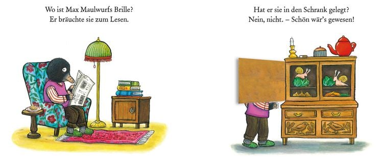 Produktbild: Wo ist die Brille von Max Maulwurf?