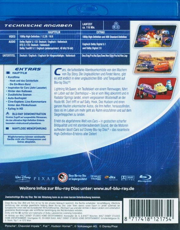 Produktbild: Cars