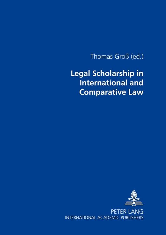 Produktbild: Legal Scholarship in International and Comparative Law