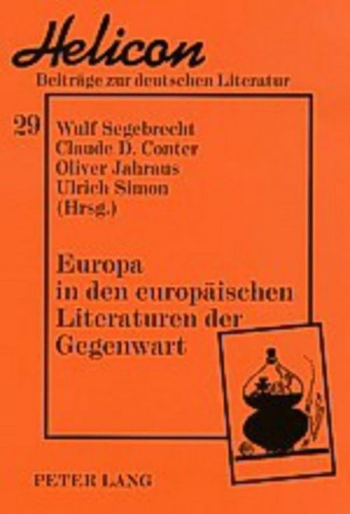 Produktbild: Europa in den europ&auml;ischen Literaturen der Gegenwart