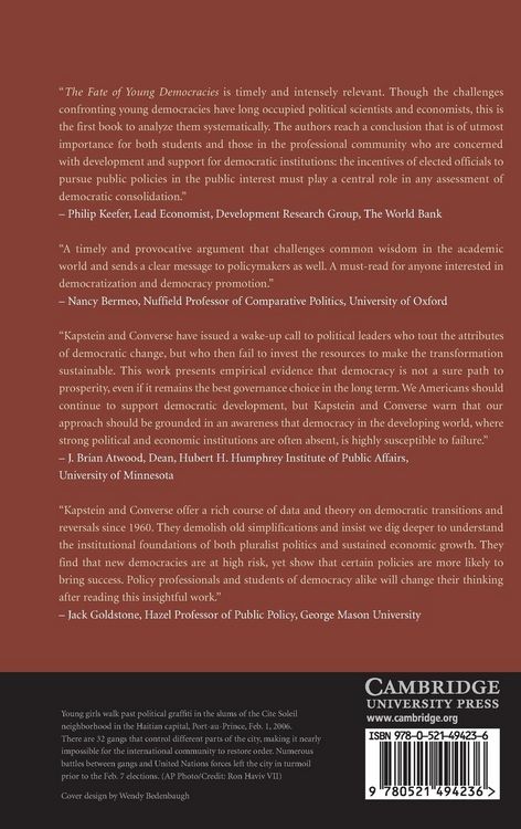 Produktbild: The Fate of Young Democracies