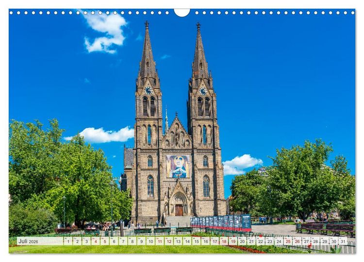 Produktbild: Historisches Prag (Wandkalender 2026 DIN A3 quer), CALVENDO Monatskalender