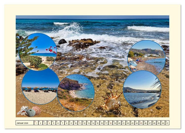 Produktbild: Natur und Kultur der Insel Kos (Wandkalender 2026 DIN A2 quer), CALVENDO Monatskalender