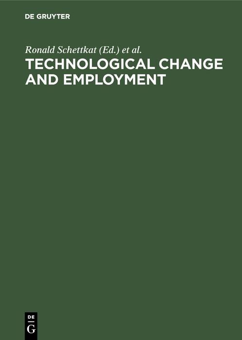 Produktbild: Technological Change and Employment