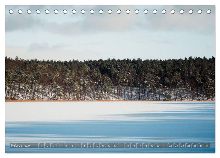 Produktbild: Lychen - zwischen Wald und Seen (Tischkalender 2027 DIN A5 quer), CALVENDO Monatskalender