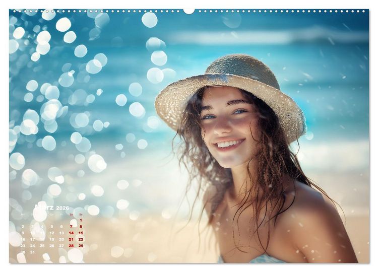 Produktbild: Endlich Strandurlaub (Wandkalender 2026 DIN A2 quer), CALVENDO Monatskalender