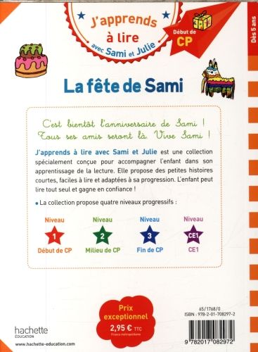Produktbild: La f&ecirc;te de Sami : d&eacute;but de CP, niveau 1