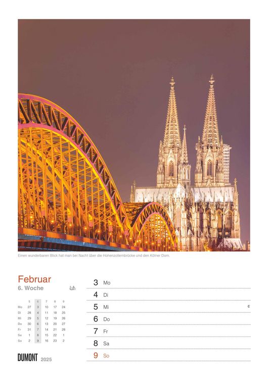 Produktbild: In Deutschland unterwegs Wochenkalender 2026 - Wandkalender - Format 21,0 x 29,7 cm