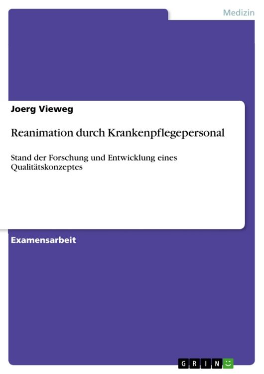 Produktbild: Reanimation durch Krankenpflegepersonal