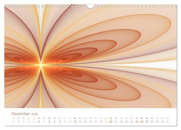 Produktbild: Exklusive Fraktalkunst / AT-Version (Wandkalender 2026 DIN A3 quer), CALVENDO Monatskalender
