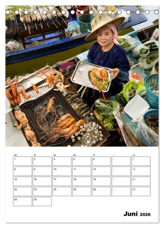 Produktbild: THAILAND - Mein Urlaubsplaner (Tischkalender 2026 DIN A5 hoch), CALVENDO Monatskalender