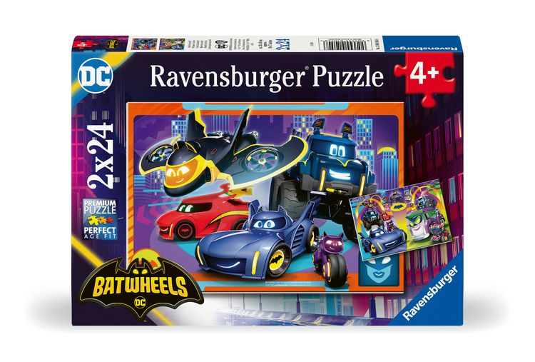 Produktbild: Kinderpuzzle 2x24 Teile - Batwheels - Seid ihr bereit?