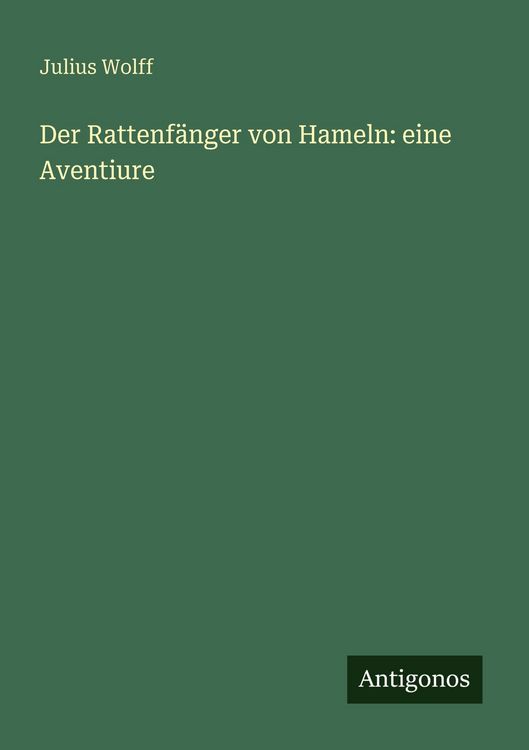 Produktbild: Der Rattenf&auml;nger von Hameln: eine Aventiure