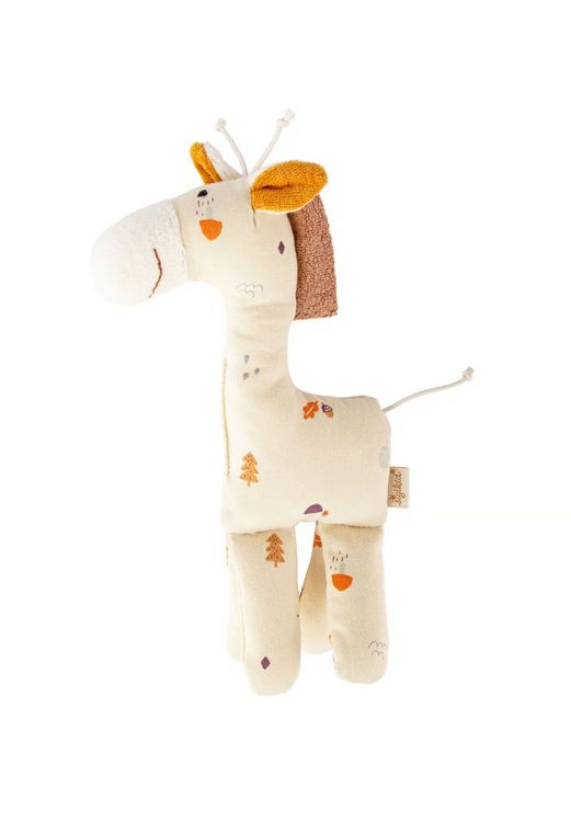 Produktbild: Sigikid 39977 - Greifling Giraffe, sigibaby, beige, Baumwolle, 23 cm