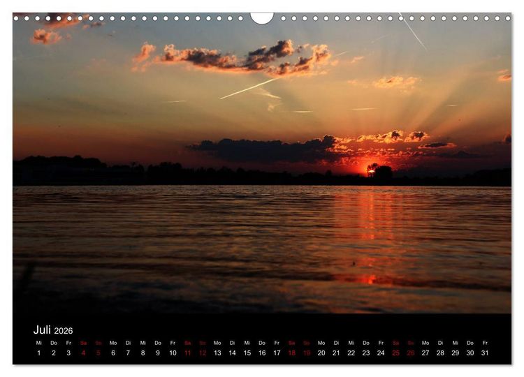 Produktbild: Niederrheinischer Himmel (Wandkalender 2026 DIN A3 quer), CALVENDO Monatskalender