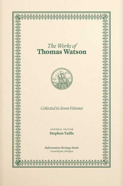 Produktbild: The Works of Thomas Watson, 7 Volumes