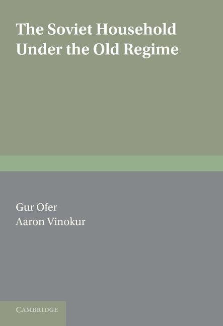 Produktbild: The Soviet Household Under the Old Regime