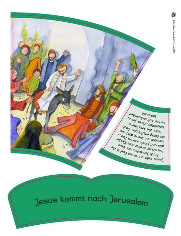Produktbild: Die Geschichte von Jesus. Von Jesu Geburt bis zur Auferstehung in 12 Bildern. Legekreis