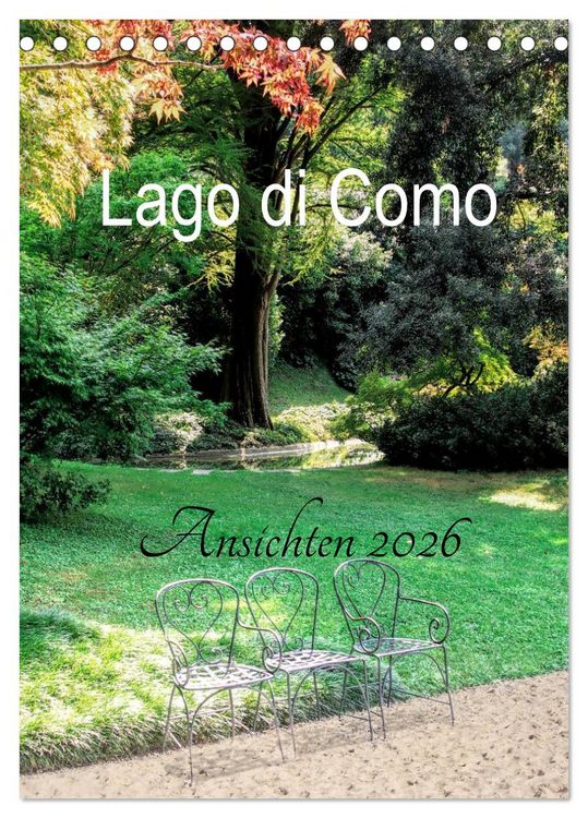 Produktbild: Lago di Como Ansichten 2026 (Tischkalender 2026 DIN A5 hoch), CALVENDO Monatskalender