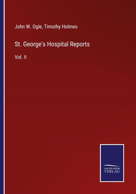 Produktbild: St. George's Hospital Reports