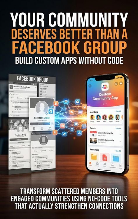 Produktbild: Your Community Deserves Better Than a Facebook Group: Build Custom Apps Without Code