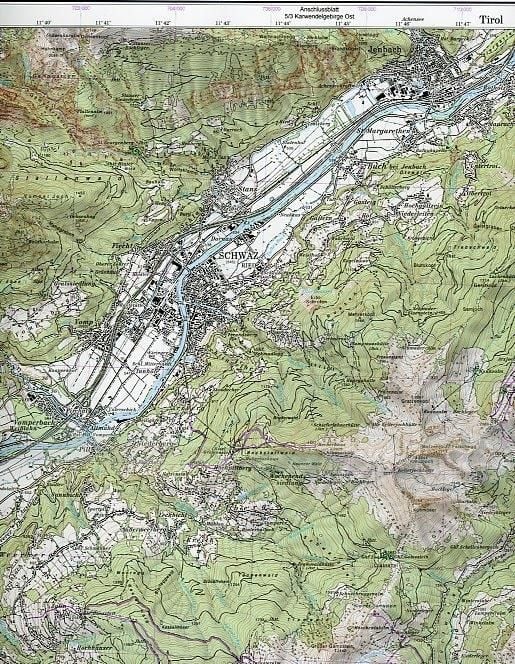 Produktbild: DAV Alpenvereinskarte 33 Tuxer Alpen 1 : 50 000 Skirouten