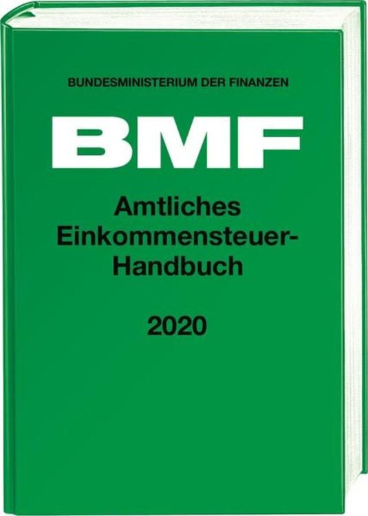 Produktbild: Amtliches Einkommensteuer-Handbuch 2020