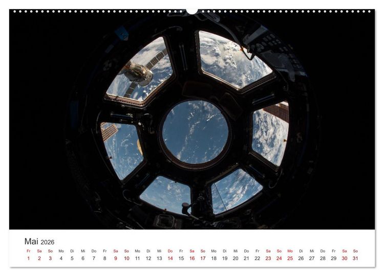 Produktbild: Satellitenbilder - Spektakul&auml;re Aufnahmen aus dem Weltall (hochwertiger Premium Wandkalender 2026 DIN A2 quer), Kunstdruck in Hochglanz