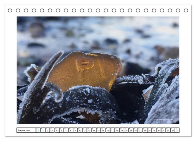 Produktbild: Meerglas - Juwelen der Meeres (Tischkalender 2026 DIN A5 quer), CALVENDO Monatskalender