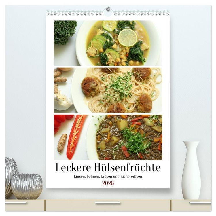 Produktbild: Leckere H&uuml;lsenfr&uuml;chte (hochwertiger Premium Wandkalender 2026 DIN A2 hoch), Kunstdruck in Hochglanz