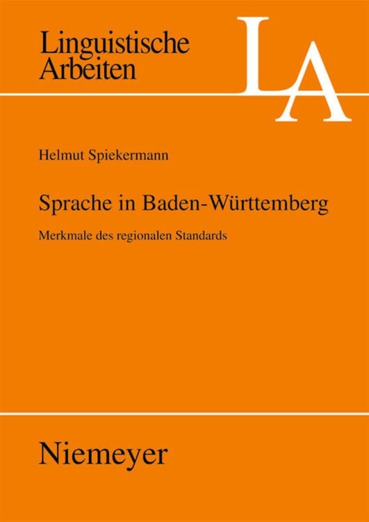 Produktbild: Sprache in Baden-W&uuml;rttemberg