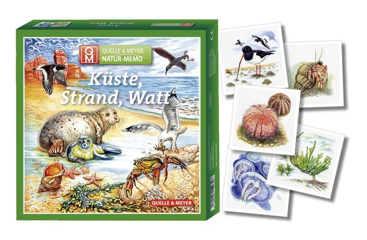 Produktbild: Natur-Memo &bdquo;K&uuml;ste, Strand, Watt&ldquo;