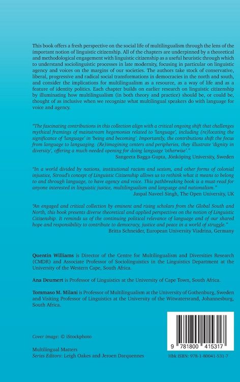 Produktbild: Struggles for Multilingualism and Linguistic Citizenship